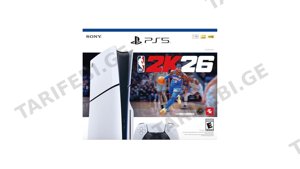Sony PlayStation PS5 Slim 1TB NBA 2K26 Bundle