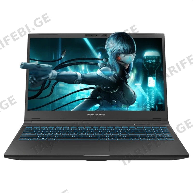 ნოუთბუქი DREAM MACHINES RG4050-15UA61 (I7-13620H, 16GB, 1TB SSD, RTX 4050) 15.6 ინჩი შავი