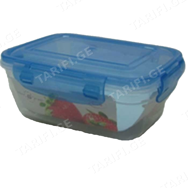 პლასტმასის კონტეინერი STARPLAST 394083 (ჰერმეტული, 0.8 L)
