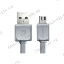 REMAX RC-129m USB to Micro USB 1M მობილურის კაბელი
