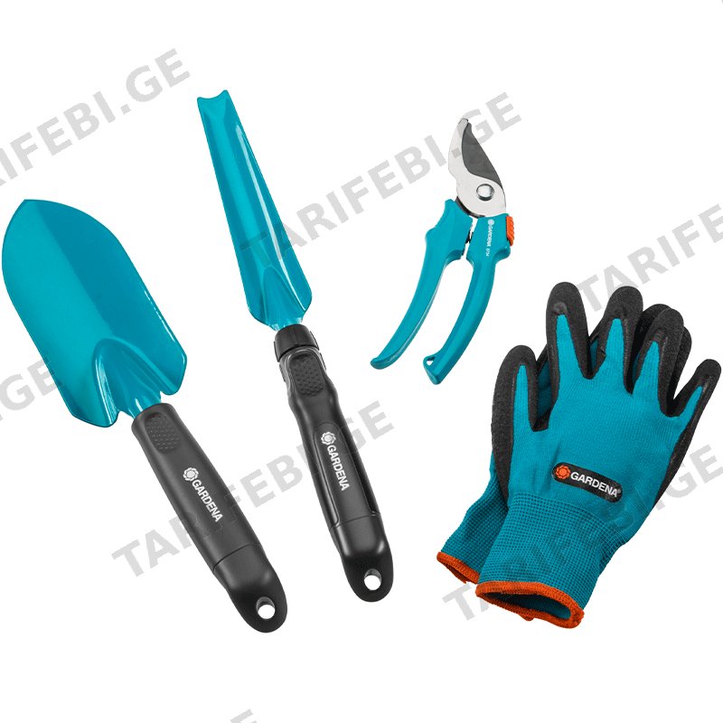 ბაღის ხელის ინსტრუმენტების ნაკრები GARDENA BASIC SET HANDTOOLS