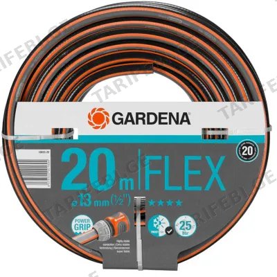 წყლის შლანგი GARDENA FLEX HOSE (1/2") 20 M W/O