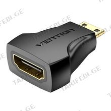 VENTION AISB0 Mini HDMI Male to HDMI Female Adapter Black