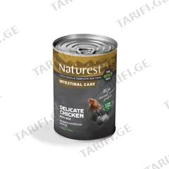 სველი საკვები ძაღლისთვის PET INTEREST NATUREST INTESTINAL CARE PURE ქათამი და ბრინჯი 400 გრ