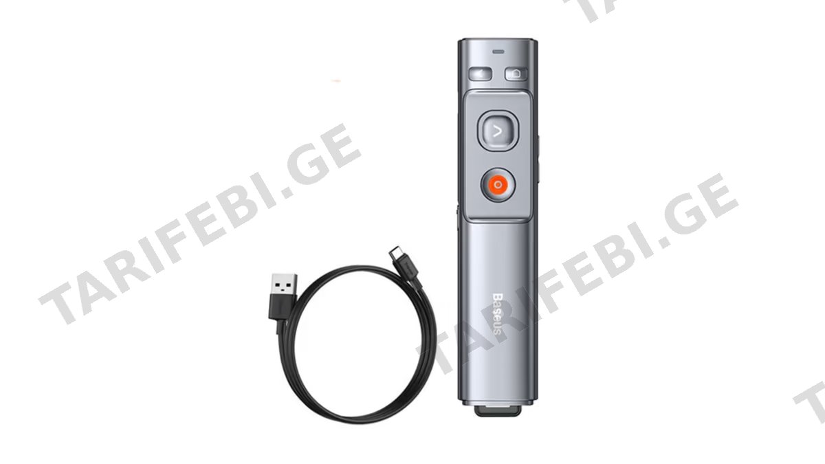 Baseus Orange Dot Wireless Presenter with Red Laser WKCD000013