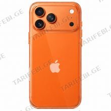 iPhone 17 Pro Clear Case with MagSafe Orange მობილური ტელეფონის ქეისი ნარინჯისფერი