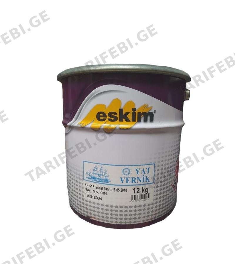 პოლიროლი Eskim Yacht Varnish 2.5ლტ