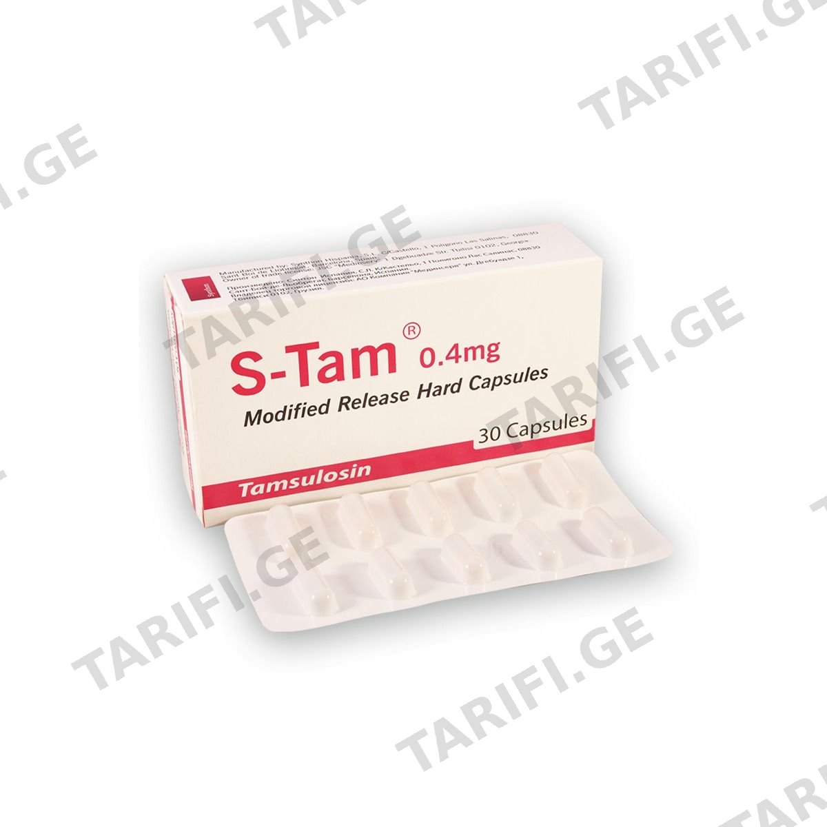 ეს-ტამი - S-Tam 0.4მგ 30 კაფსულა