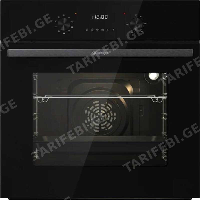 ჩასაშენებელი ელექტრო ღუმელი GORENJE BO6737E02NBG, 2900W, 73L, BUILT-IN ELECTRIC OVEN, BLACK