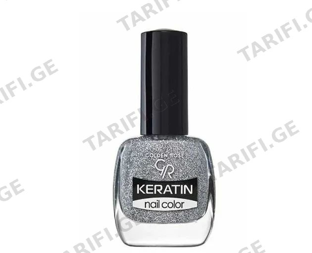 GOLDEN ROSE KERATIN NAIL COLOR GLITTER NO:401 (გოლდენ როუზი)