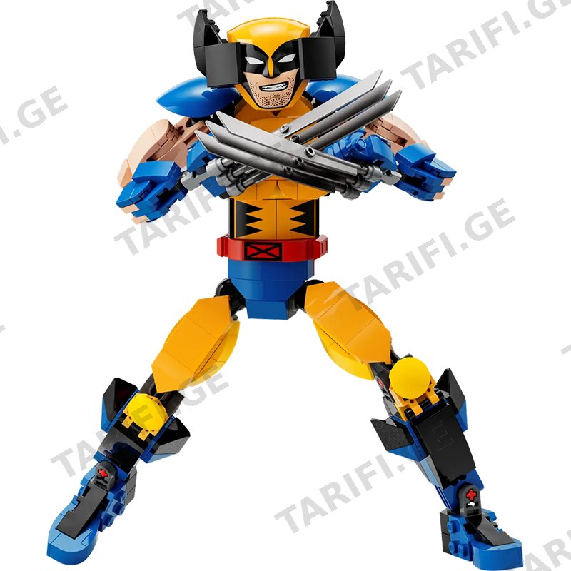 ლეგო LEGO WOLVERINE CONSTRUCTION FIGURE