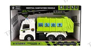 🚛 City Clean Garbage Truck — ნაგვის მანქანა განათებით და ხმოვანი ეფექტებით