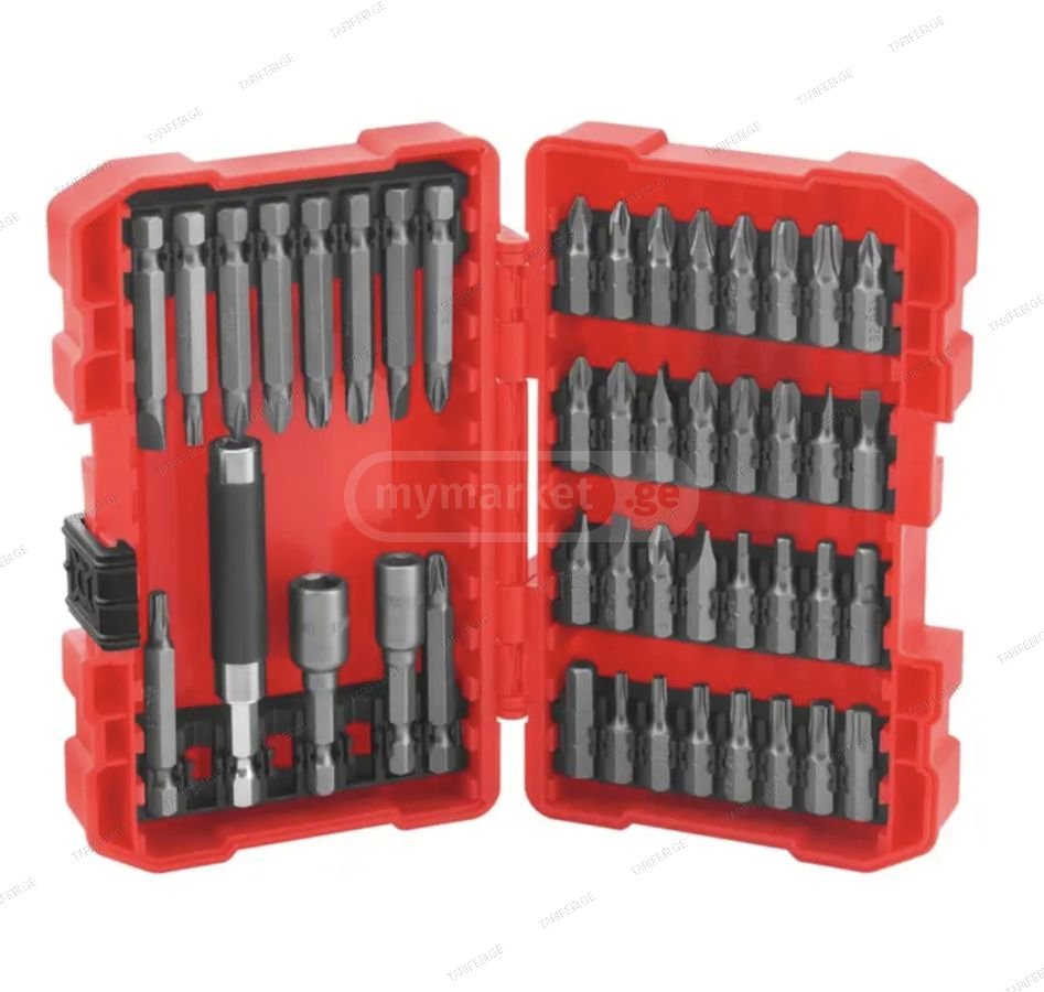 ბიტების და თავაკების ნაკრები Ronix RH-5452, 48ც