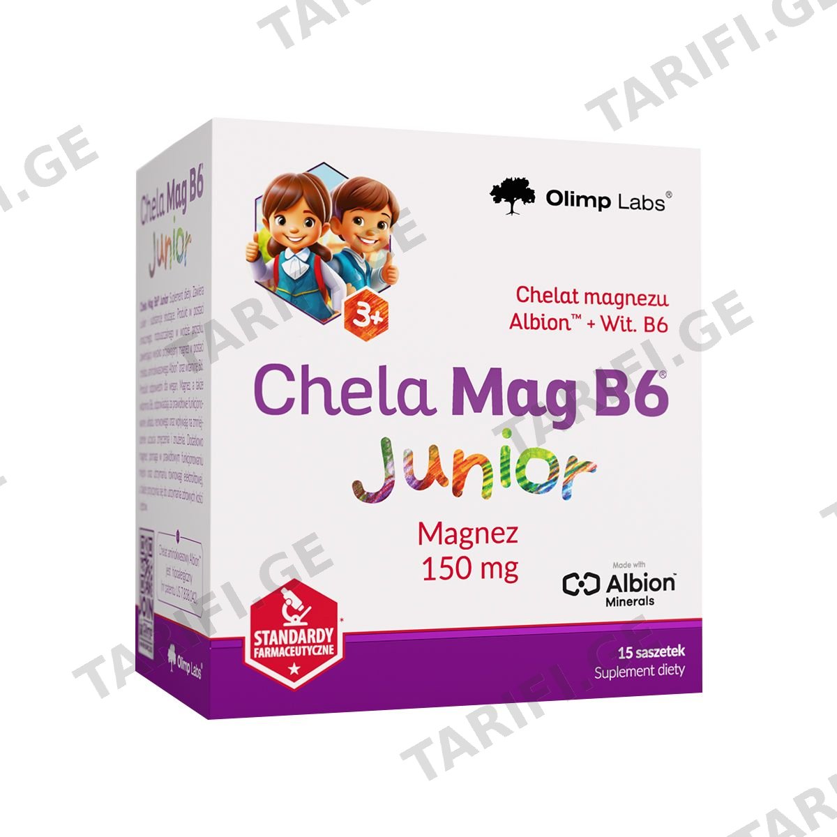 ჩელა მაგ B6 - Chela Mag B6 ჯუნიორი 15 პაკეტი