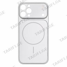 iPhone 17 Pro Style Case with MagSafe White მობილური ტელეფონის ქეისი