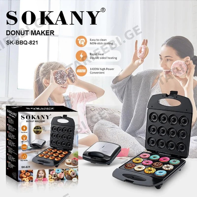 დონატის დასამზადებელი აპარატი Sokany SK-131
