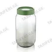 მინის ქილა 1ლ C-00429 Luxplastic