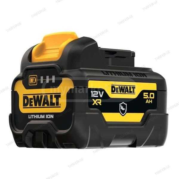DEWALT 12V MAX* ზეთისადმი მდგრადი 5Ah ბატარეა