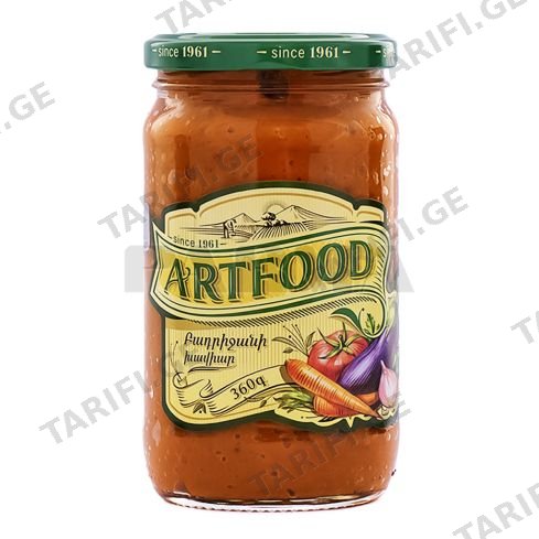 ARTFOOD-ბადრიჯნის ხიზილალა 370 გრ.