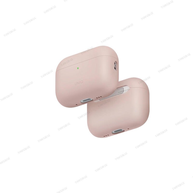 Uniq Lino Hybrid Liquid Silicon Airpods Pro 3 Case Blush Pink