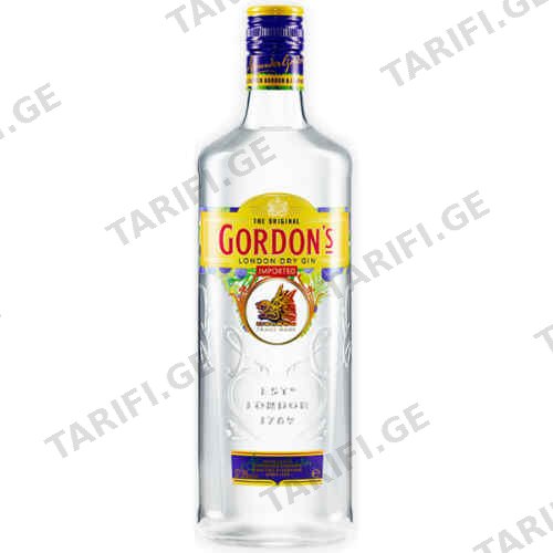 Gordons 1 L 37,5 % - ჯინი გორდონსი