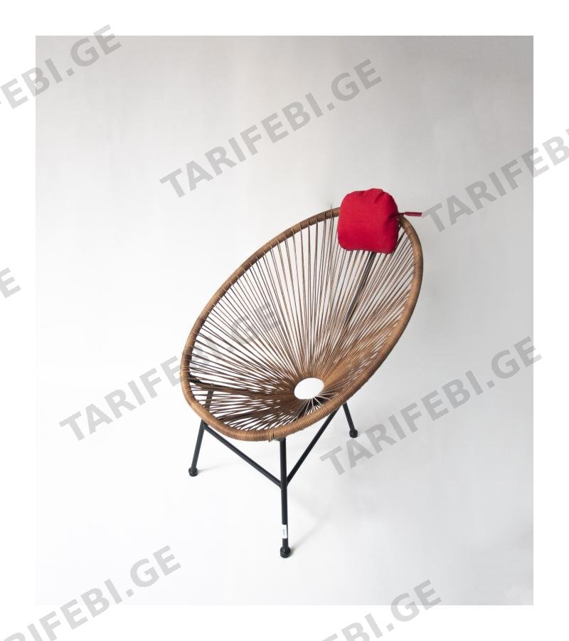 სკამი გარე FSLJ-2301-5 ფერი. Coffee