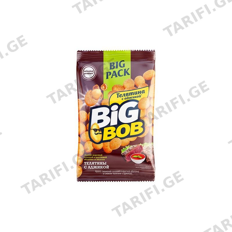 BIG BOB არაქისი საქონლის ხორცი- 90გრ