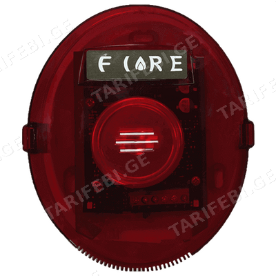 მისამართული სირენა ციმციმით FD7204D, Voltage:15-30V DC, Addressable sounder with flash