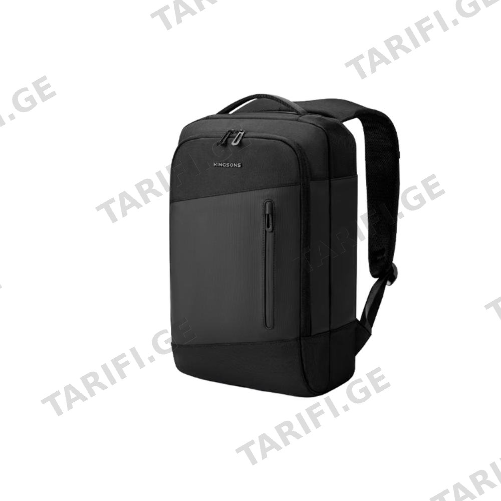 ზურგჩანთა Kingsons Waterproof Laptop Backpack 15.6″ Black – KS25460