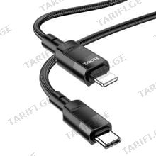cable U106 Moulder PD charging data cable for iP Black