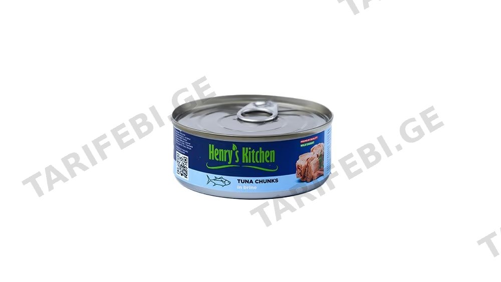Henry's Kitchen თინუსის ფილე წყალში 100გრ