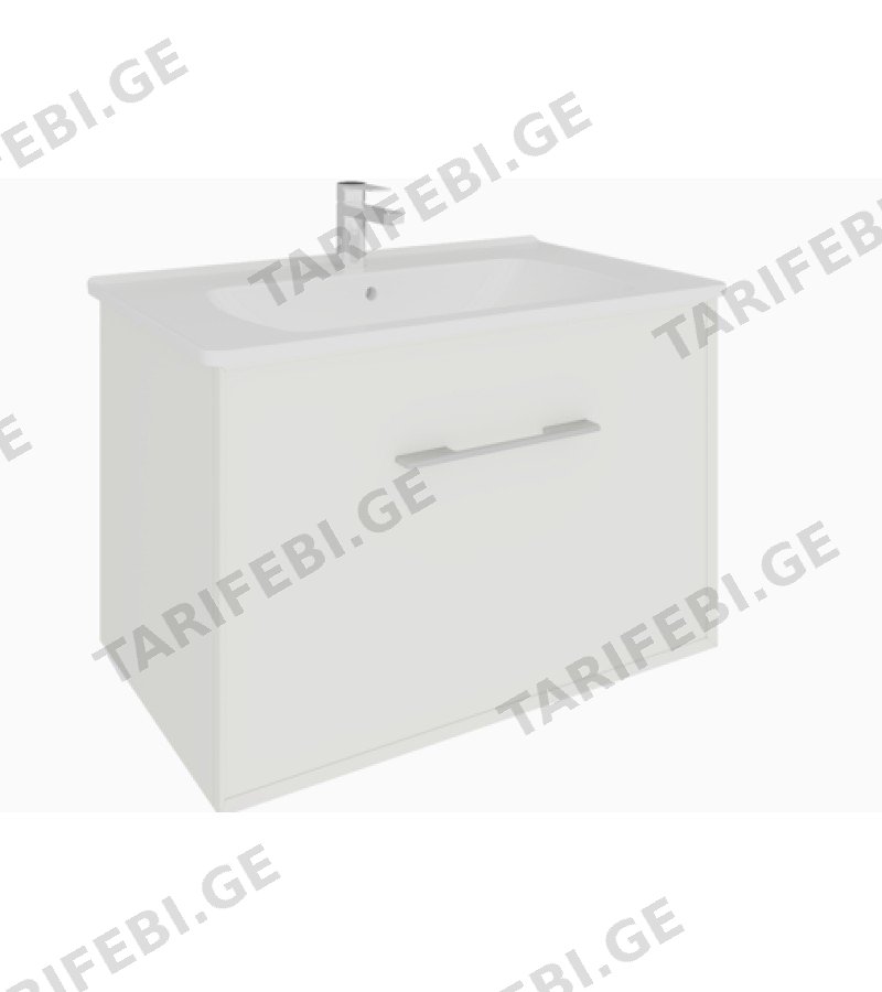 სააბაზანო ავეჯი , კარადა ქვედა 80 სმ TALYA ფერი. SATIN WHITE SERAMIKSAN