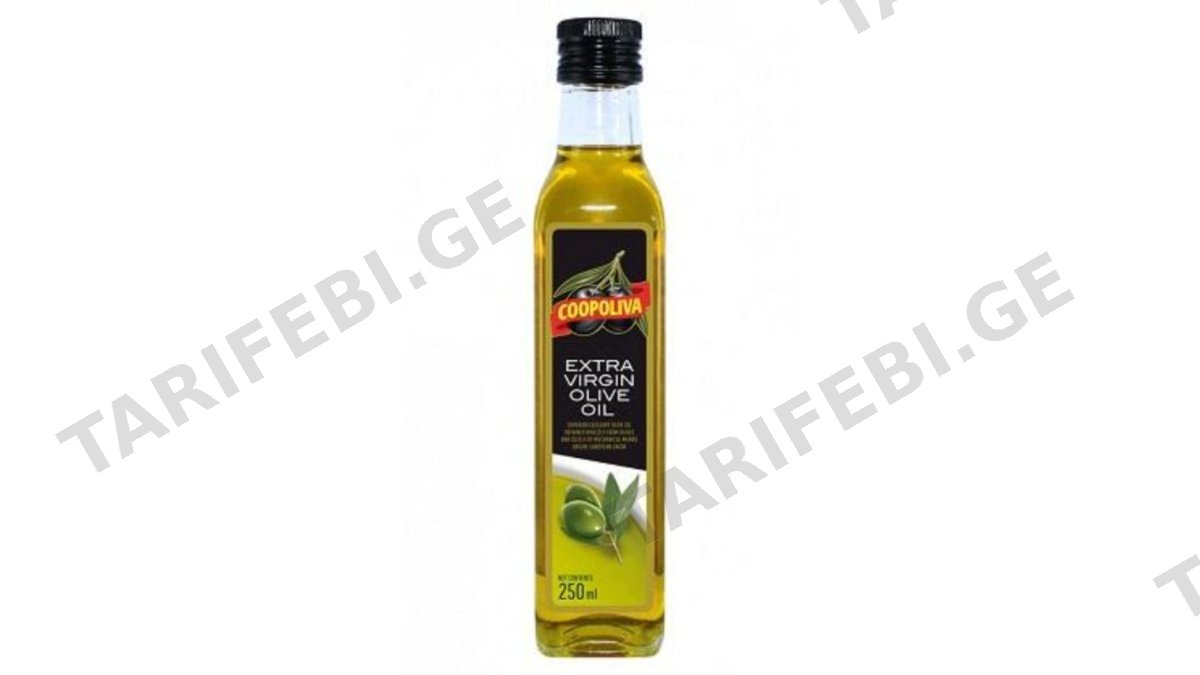 "COOPOLIVA"- ზეითუნის ზეთი E.L. 250მლ