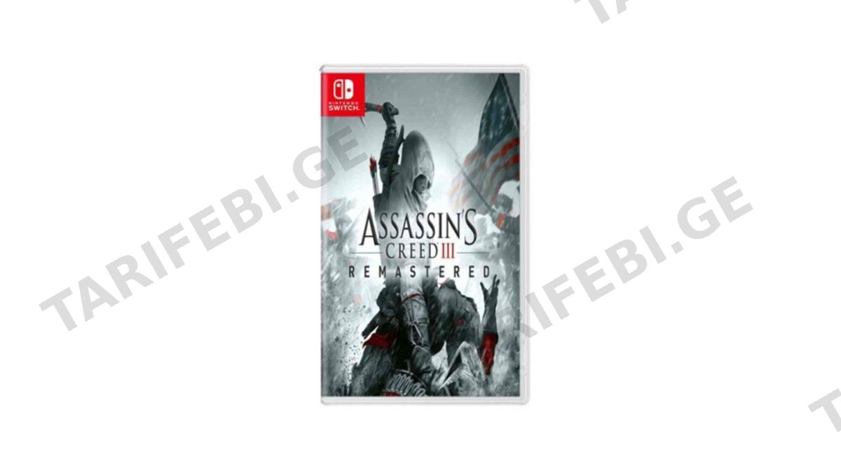 Nintendo Switch Game Assassins Creed 3 Remastered