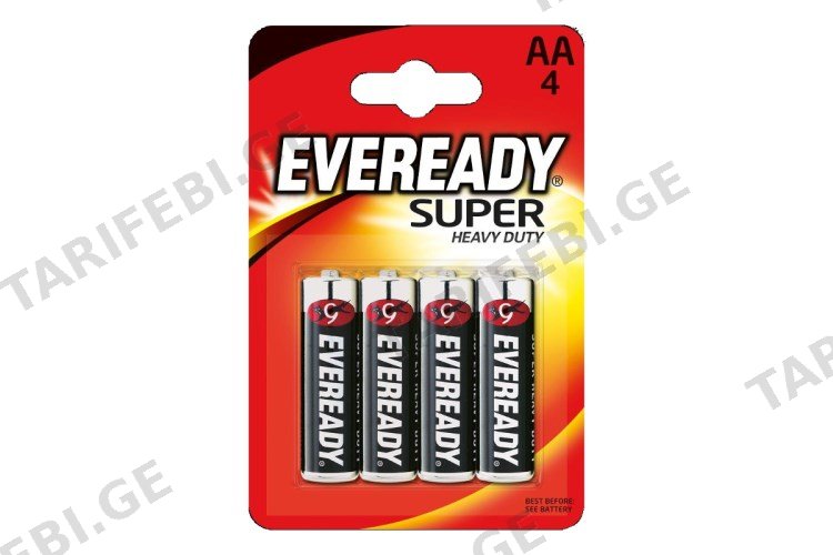 ელემენტი Everyday Super Heavy Duty AA 4 ც