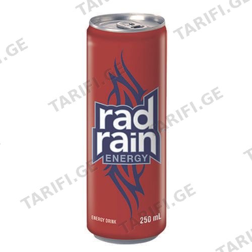 ენერგეტიკული სასმელი "Rad Rain" 250 მლ