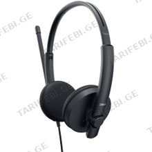 Dell 520-AAVV WH1022 Black კომპიუტერის ყურსასმენი