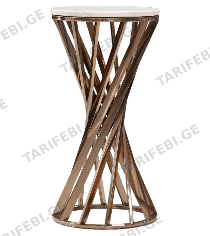 კონსოლი FSJYT-2025-GW ზომა:80*35*80 ფერი: GOLD+WHITE