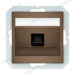 როზეტი Vilma RJ45 QR1000 მოკა ყავისფერი
