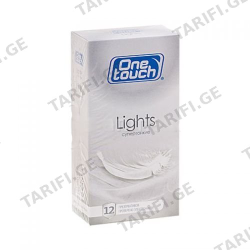 ვან თაჩი - პრეზერვატივი Lights #12 63 One Touch - Condom Lights 0063 #12