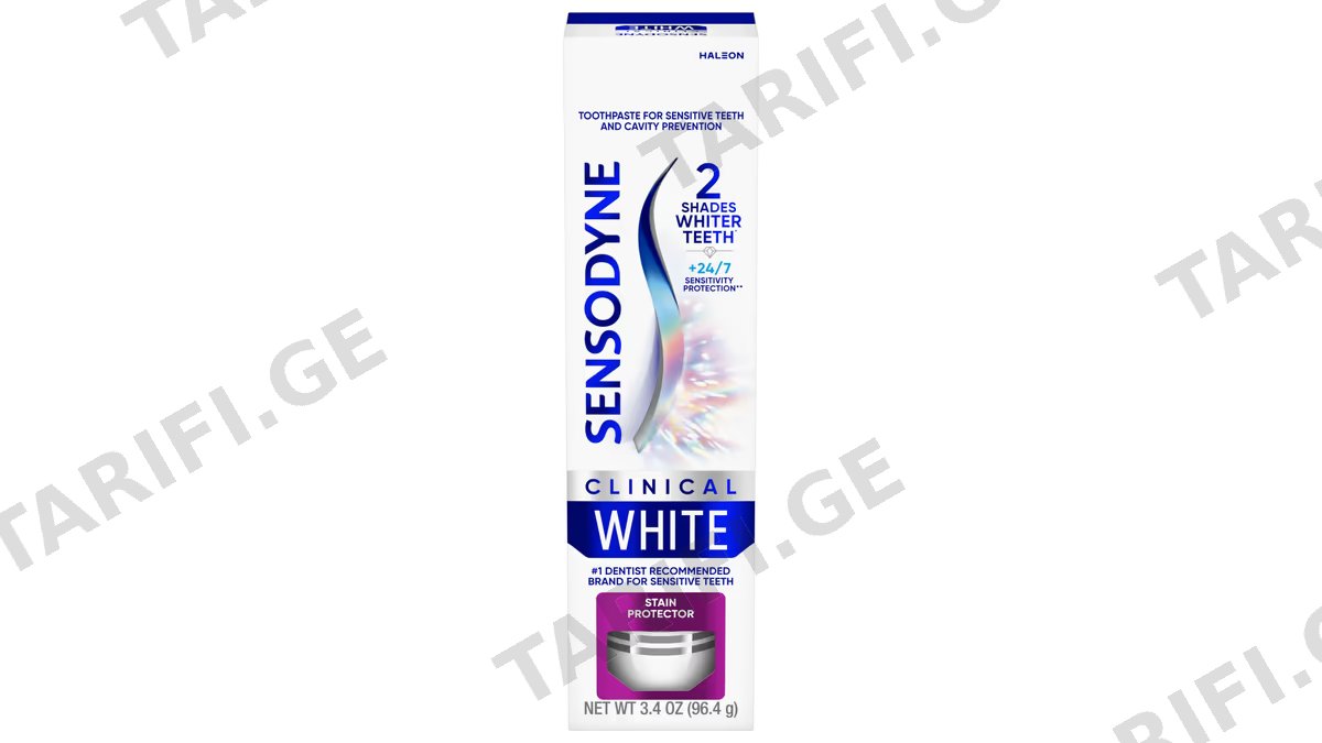 სენსოდინი კბ/პ 7101 Clinical White Stain Protector 75მლ *