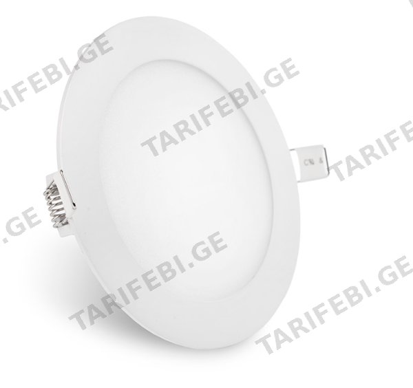 მრგვალი პანელი New Light XG005 9W ROUND 4000K LED P234