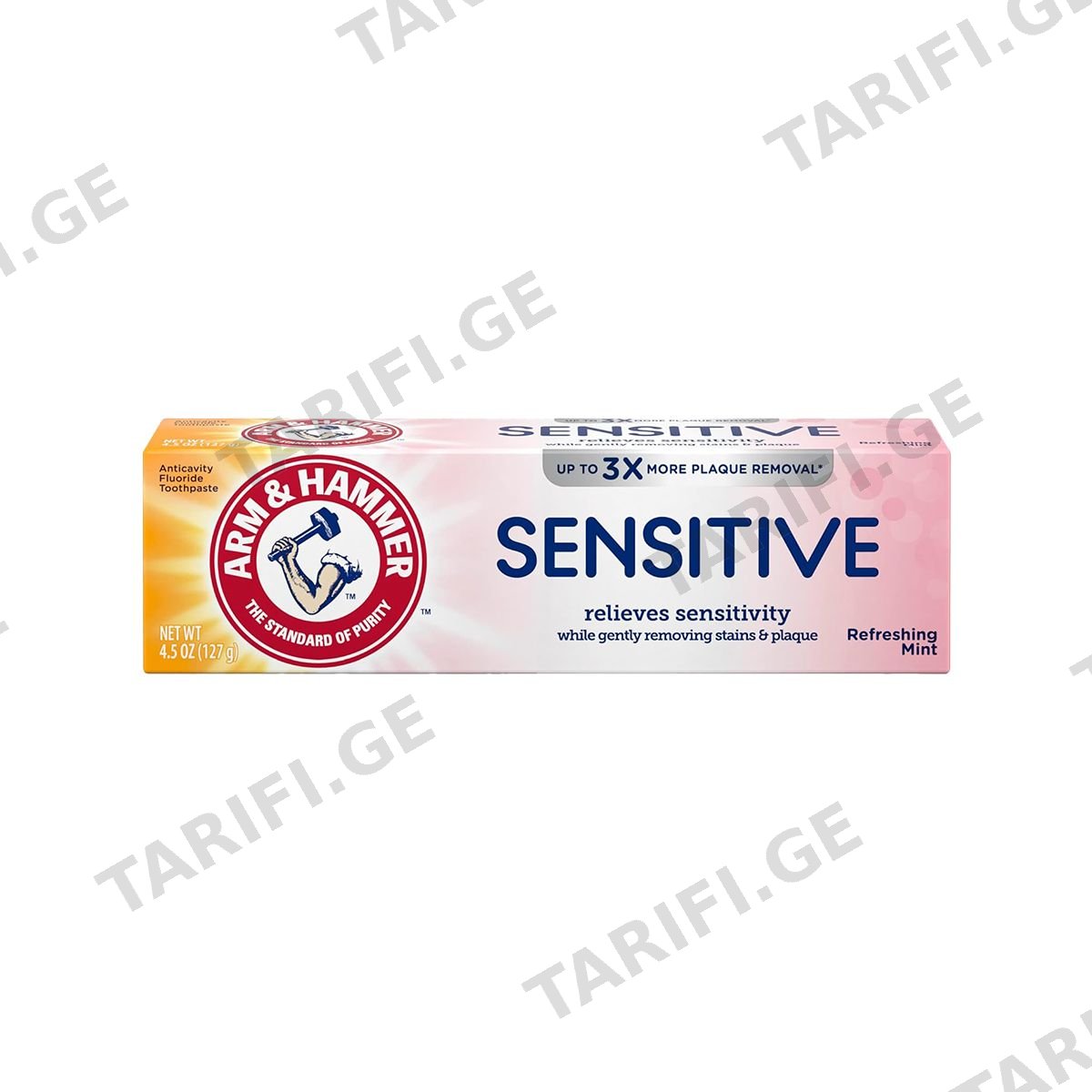 კბილის პასტა Sensitive Care 125გ 7147 არმ ენდ ჰამერ - ARM & HAMMER