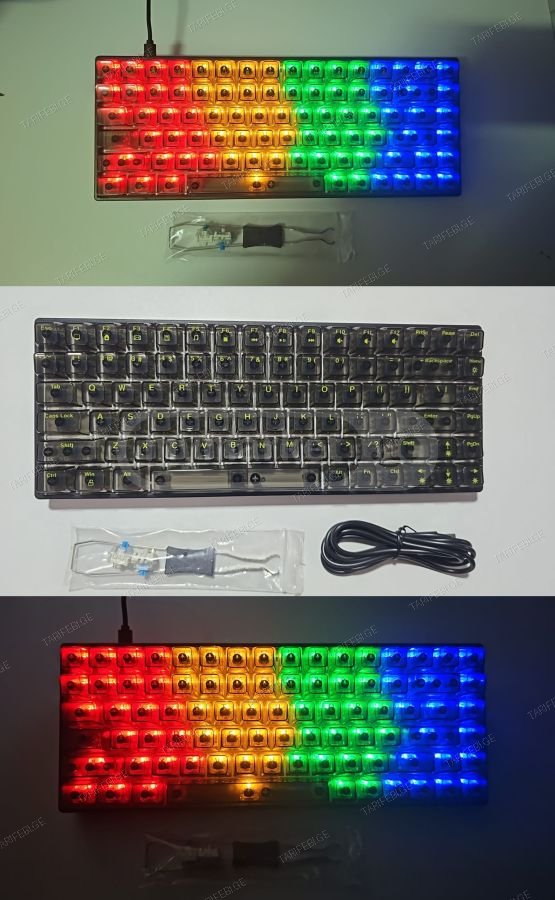 Bajeal 84 key transparent K84 გამჭირვალე ღილაკით