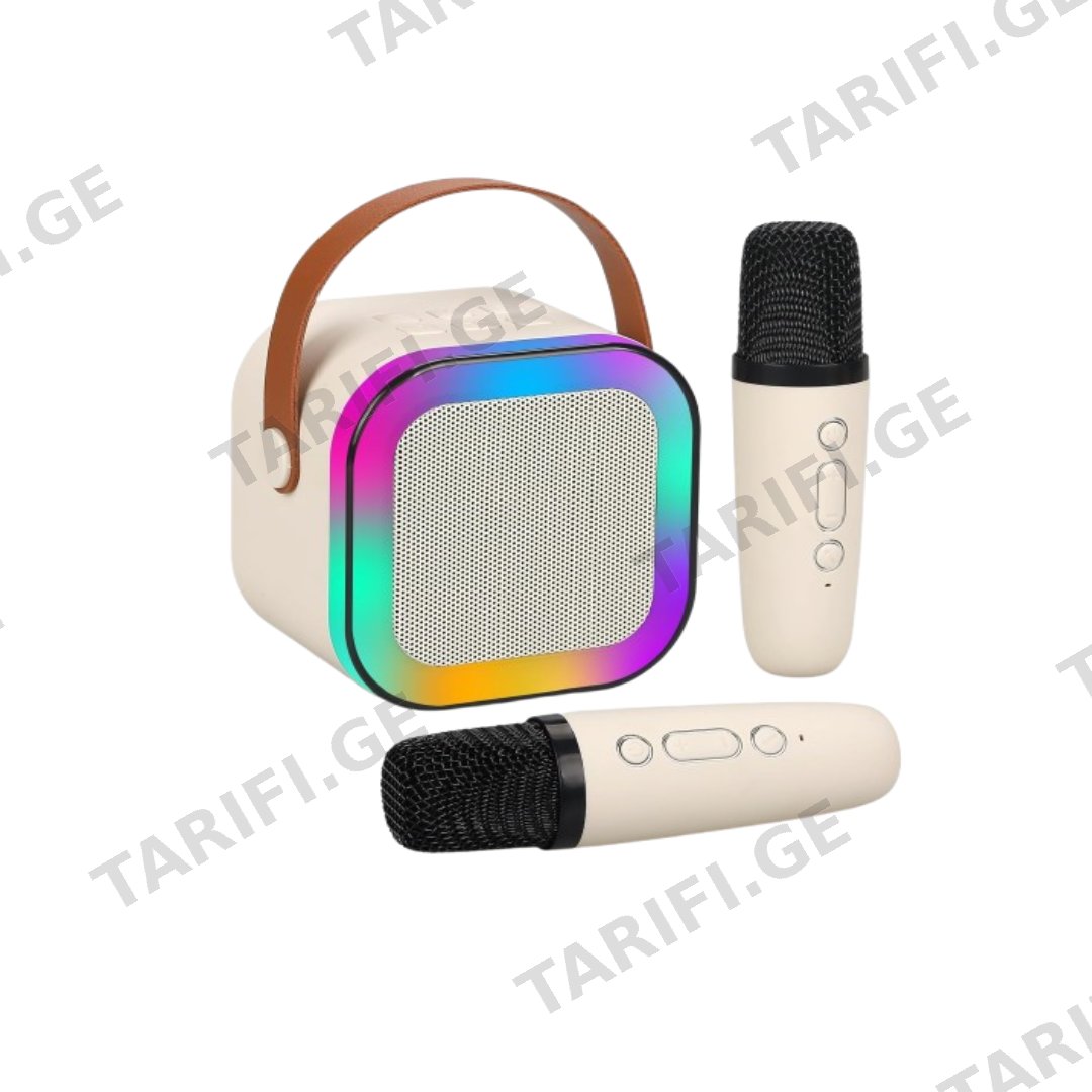 Bluetooth დინამიკი 2 მიკროფონით K12 CTRIM