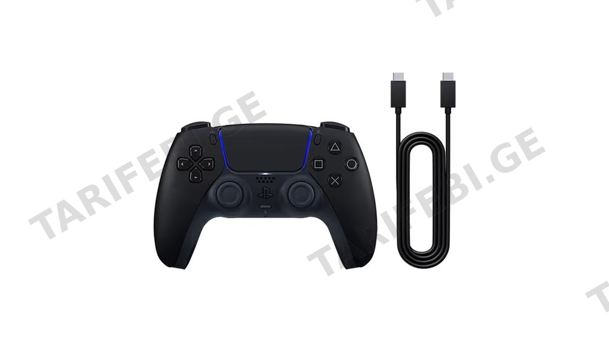 Playstation DualSense Wireless Controller Midnight Black & USB Cable for PC