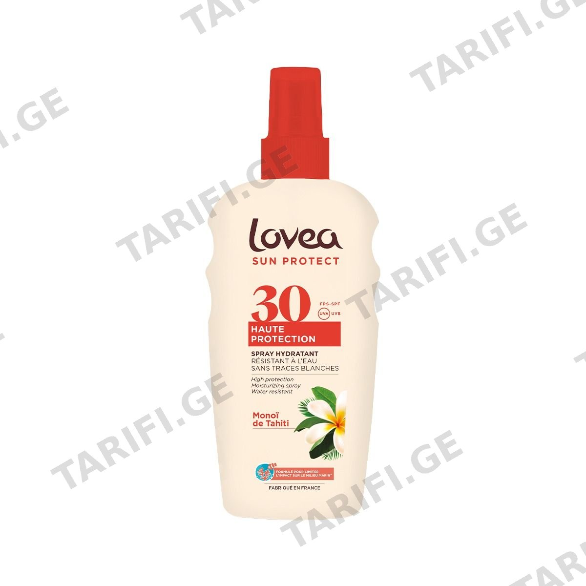 მზისგან დამცავი სპრეი Spf30 1131 ლოვეა - Lovea