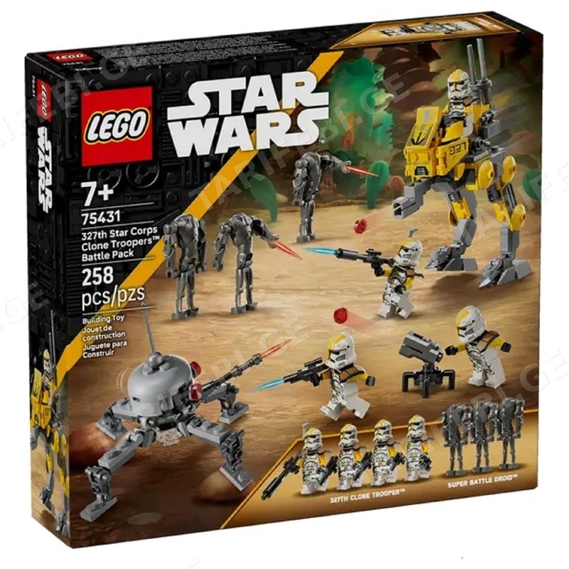 ასაწყობი კონსტრუქცია LEGO 75431 STAR WARS 327TH STAR CORPS CLONE TROOPERS BATTLE PACK
