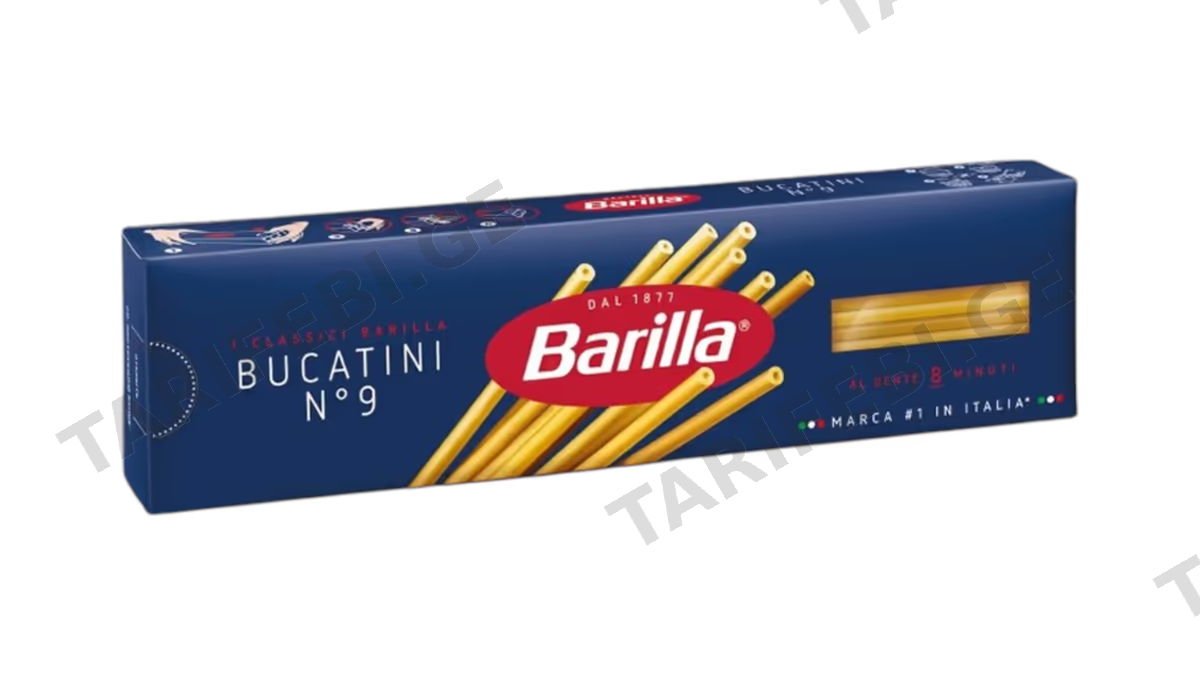 "BARILLA"- სპაგეტი Bugatini №9 400გრ