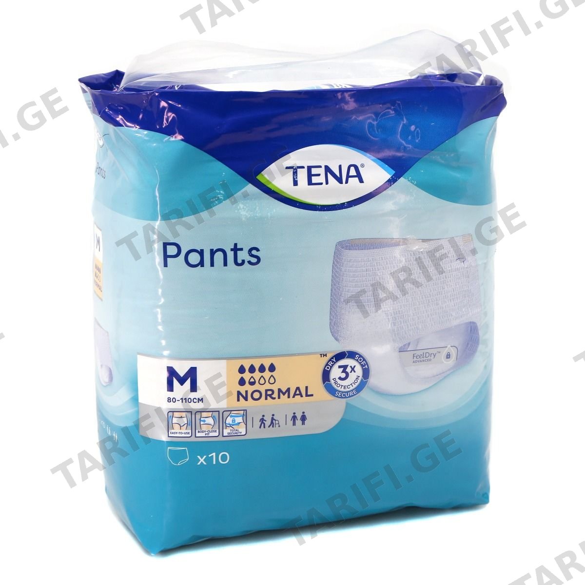 უროლოგიური ტრუსი Normal M 10 ცალი 0088 ტენა - Tena